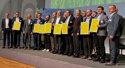 Übersichtskarte der geförderten Innovationsprojekte Förderprogamm ELY 2025 des Umweltministeriums Baden-Württemberg