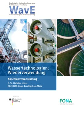 Titelbild Abstractband zur Abschlussveranstaltung "Wassertechnologien: Wiederverwendung"
